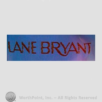 Clothing label : Lane Bryant.