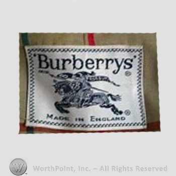 Clothing label : Burberrys.
