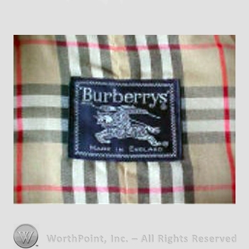 Clothing label : Burberrys.
