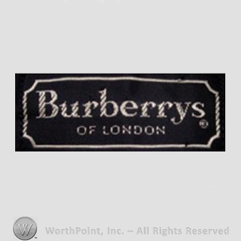 Clothing label : Burberrys.