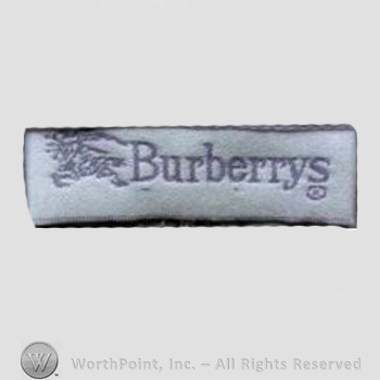 Clothing label : Burberrys.