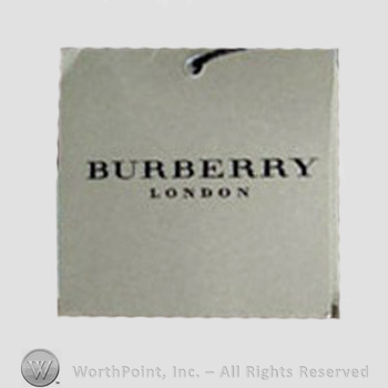 Clothing label : Burberrys.