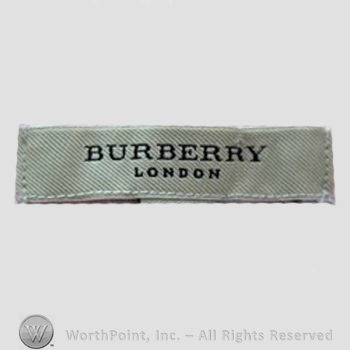 Clothing label : Burberrys.