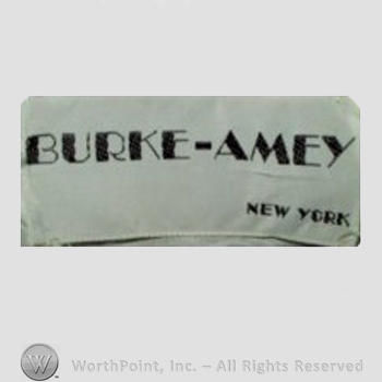 Clothing label : Burke-Amey.