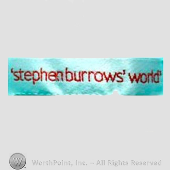 Clothing label : Stephen Burrows.