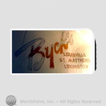 Clothing label : Byck&rsquo;s.