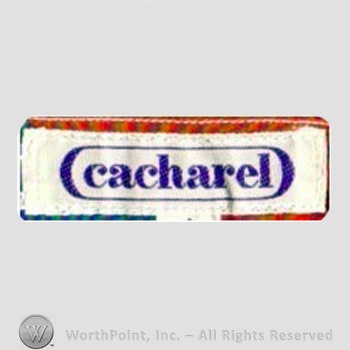 Clothing label : Cacharel.