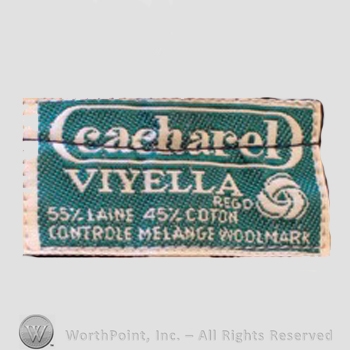 Clothing label : Cacharel.