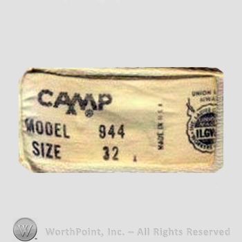 Clothing label : Camp.