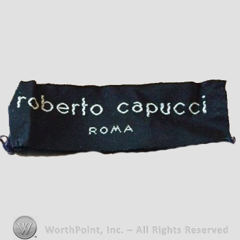 Clothing label : Roberto Capucci.