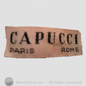 Clothing label : Roberto Capucci.