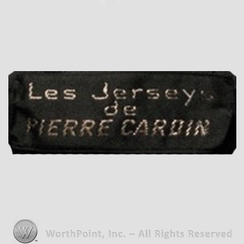 Clothing label : Pierre Cardin.