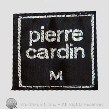 Clothing label : Pierre Cardin.