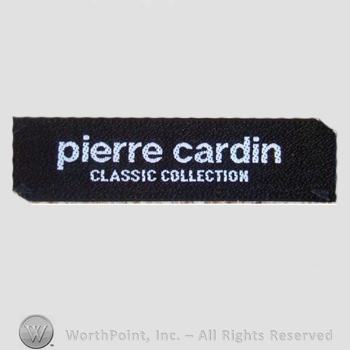 Clothing label : Pierre Cardin.