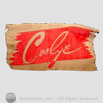 Clothing label : Carlye Dress Corporation.