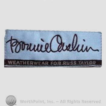 Clothing label : Bonnie Cashin.