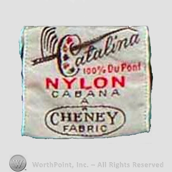 Clothing label : Catalina Sportswear.