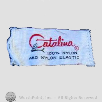 Clothing label : Catalina Sportswear.