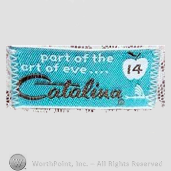 Clothing label : Catalina Sportswear.