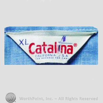 Clothing label : Catalina Sportswear.