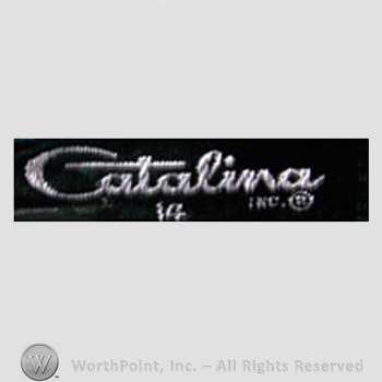 Clothing label : Catalina Sportswear.