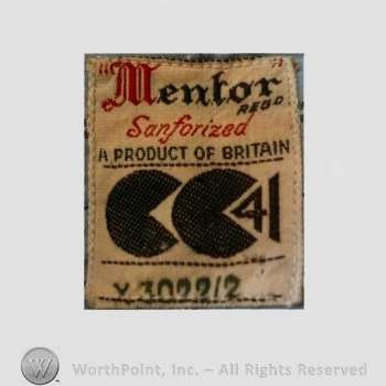 Clothing label : CC41.