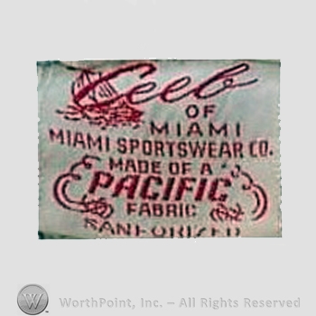 Clothing label : Ceeb of Miami.