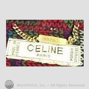 Clothing label : Celine.