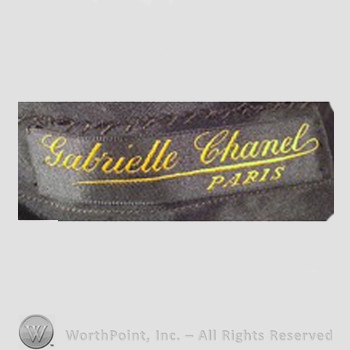 Clothing label : Chanel.