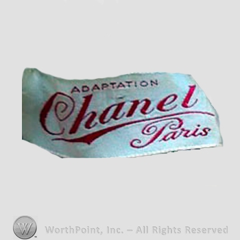 Clothing label : Chanel.