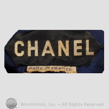 Clothing label : Chanel.
