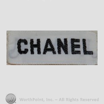 Clothing label : Chanel.