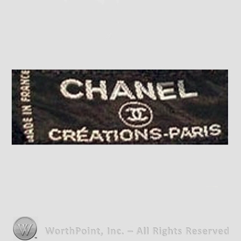 Clothing label : Chanel.