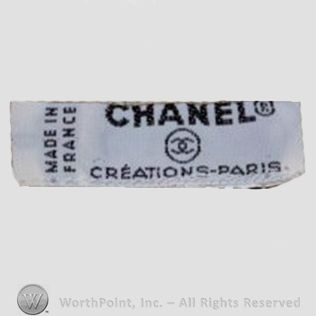 Clothing label : Chanel.