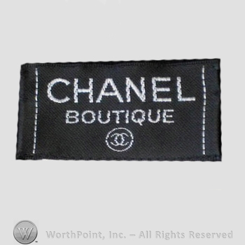 Clothing label : Chanel.