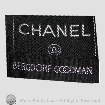 Clothing label : Chanel.