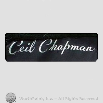 Clothing label : Ceil Chapman.