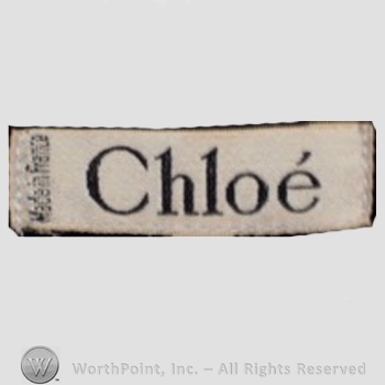 Clothing label : Chloe.