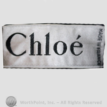 Clothing label : Chloe.