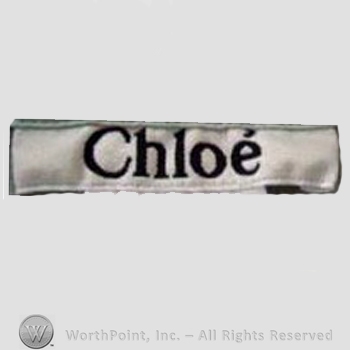 Clothing label : Chloe.