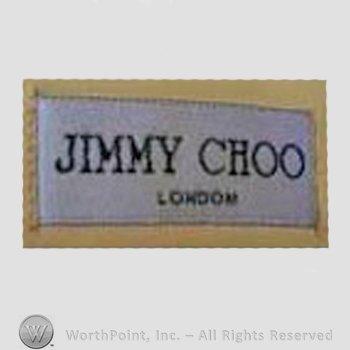 Clothing label : Jimmy Choo.
