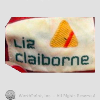 Clothing label : Liz Claiborne .