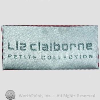 Clothing label : Liz Claiborne .