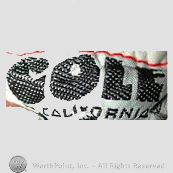 Clothing label : Cole of California.