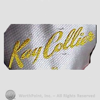 Clothing label : Kay Collier.