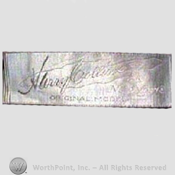 Clothing label : Harry Collins.