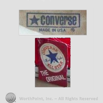 Clothing label : Converse.
