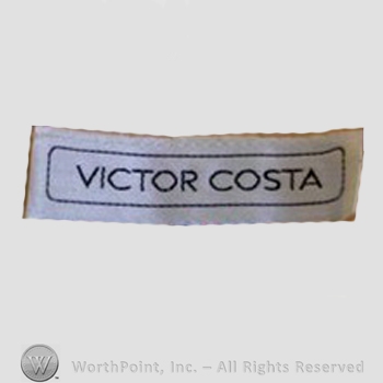 Clothing label : Victor Costa.