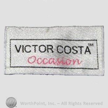 Clothing label : Victor Costa.