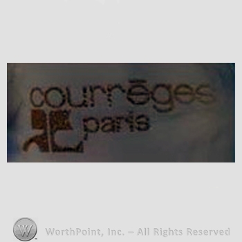 Clothing label : Andre Courreges.